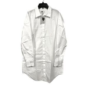 Lita by Ciara White Cotton Shirt Dress M